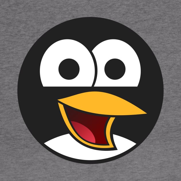 Cute Round Penguin Emoji by PatrioTEEism